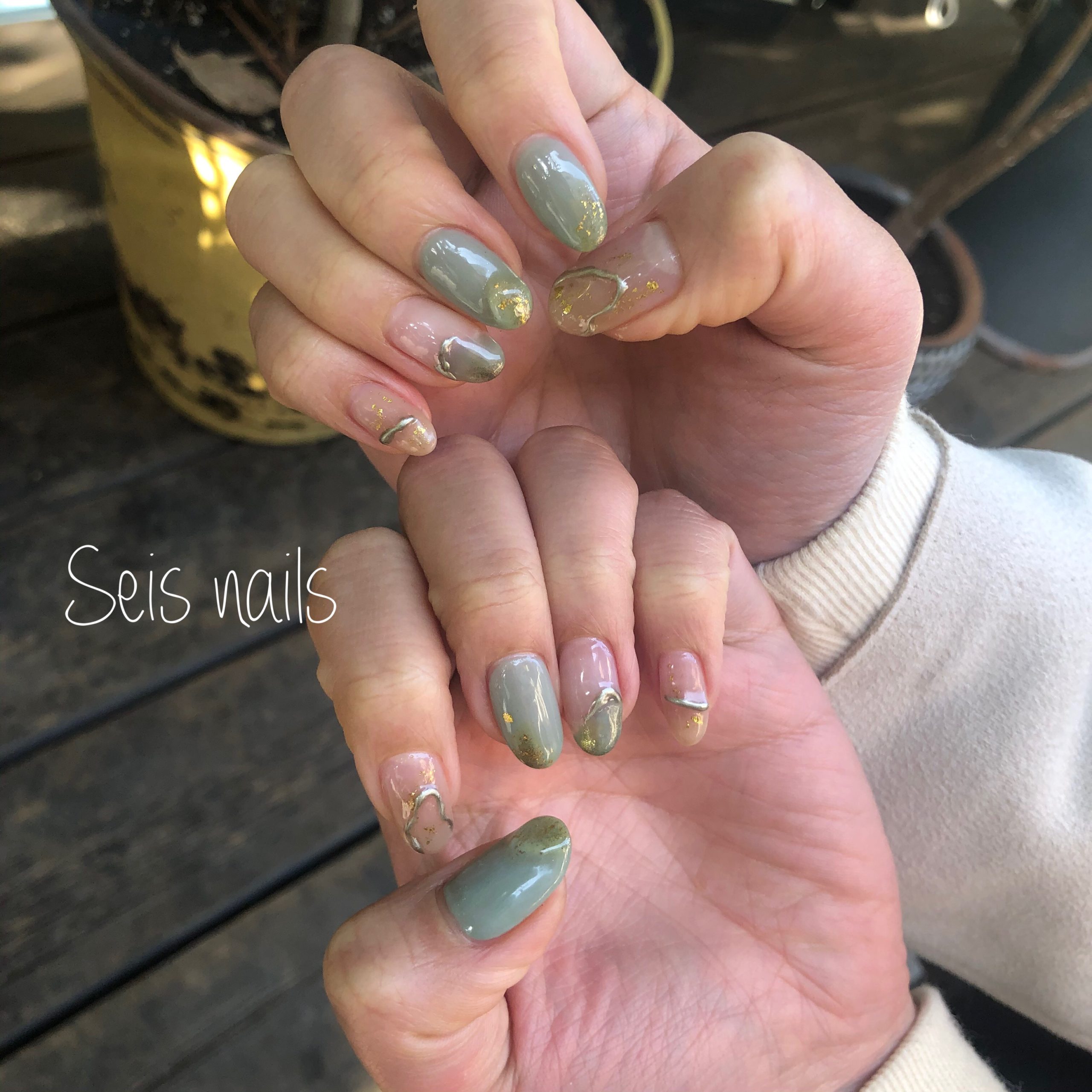 Mint Green Nail 名古屋栄 矢場町のヘアサロン Seis セイス